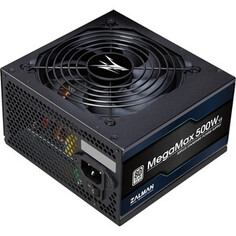 Блок питания Zalman 500W MegaMax ZM500-TXII (ATX, APFC, 80 PLUS, 120mm fan) (ZM500-TXII (V2))