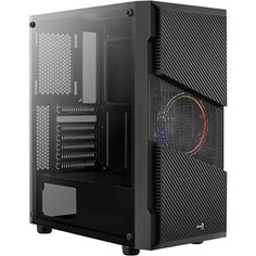 Корпус Aerocool MidiTower Menace Saturn FRGB black (4710562752618) (без блока питания)