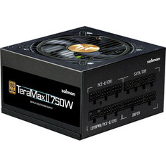 Блок питания Zalman 750W TeraMax II (ATX12V v3.0, APFC, 12cm Fan, 80+ Gold Gen5, Full Modular, Retail) (ZM750-TMX2)