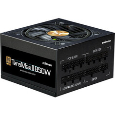 Блок питания Zalman 850W TeraMax II (ATX12V v3.0, APFC, 12cm Fan, 80+ Gold Gen5, Full Modular, Retail) (ZM850-TMX2)