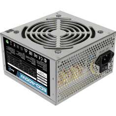 Блок питания Aerocool 400W ECO-400W ATX v2.3 Haswell, fan 12cm, 400mm cable, power cord, 20+4P, 12V 4P, 1x PCI-E 6P, 2x SATA, 2x PATA, 1x FDD