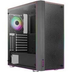 Корпус Aerocool MidiTower Skribble-G-BK-v1 black (4711099472888) (без блока питания)