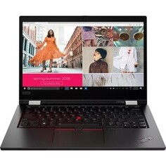 Ноутбук Lenovo ThinkPad L13 Yoga G2 13.3 IPS FHD Touch black (Core i5 1135G7/16Gb/512Gb SSD/VGA int/FP/W10Pro) ((20VLS20600)