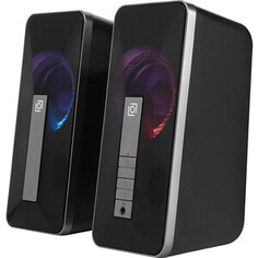 Колонки Oklick OK-130 2.0 черный 20Вт BT портативные (1458495)