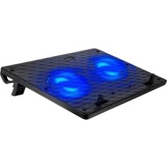 Подставка для ноутбука Digma D-NCP156-2 15.6 360x260x27 мм 2xUSB 2x 120мм FAN 650г черный