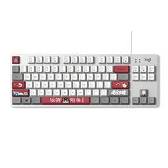 Игровая клавиатура Logitech K835, проводная, механическая, Red Switch, Wuhuang series, белый