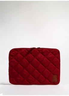 Тканевая бордово-красная мужская сумка для ноутбука U.S. Polo Assn.