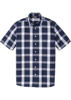 Рубашка с коротким рукавом Bpc Bonprix Collection, синий