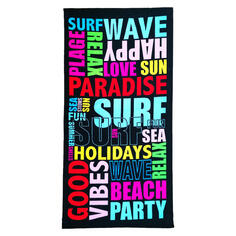 Пляжное полотенце из микрофибры Fun 70x140 250 г/м² (1,5 унции) LE COMPTOIR DE LA PLAGE, красочный