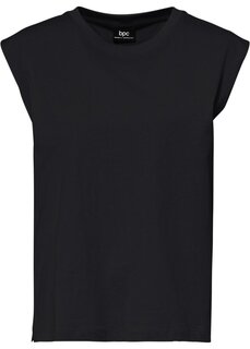 Рубашка с усиленными плечами Bpc Bonprix Collection, черный