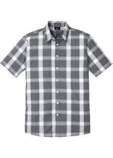 Рубашка с коротким рукавом Bpc Bonprix Collection, серый