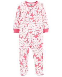 Цельнокроеные флисовые пижамы Footie Fox для малышей Carter&apos;s, розовый Carters