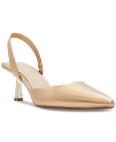 Женские туфли-лодочки Basanti на маленьком каблуке с пяткой на пятке ALDO, золотой