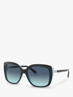 Tiffany &amp; Co TF4171 Женские квадратные солнцезащитные очки, бирюзовый цвет