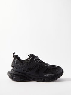 Трековые кроссовки со вставками Balenciaga, черный