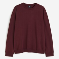 Свитшот H&amp;M Relaxed Fit, бордовый H&M