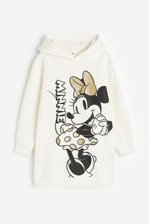 Платье H&amp;M Disney Minnie Mouse Hooded Sweatshirt, кремовый H&M