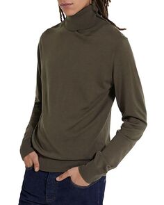 Приталенный свитер с высоким воротником из мериносовой шерсти The Kooples