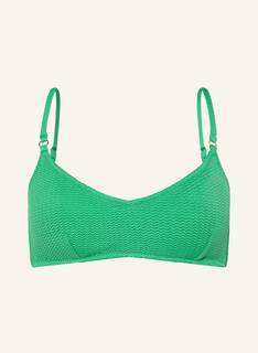 Топ бикини SEAFOLLY Bralette SEA DIVE, зеленый