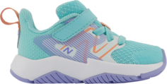 Кроссовки New Balance Rave Run v2 Bungee Lace Toddler X-Wide &apos;Surf Peach Glaze&apos;, синий