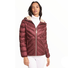 Куртка Michael Michael Kors Nylon Packable Hooded, бордовый