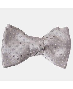 Bellini - Шелковый галстук-бабочка для мужчин - Серебро Elizabetta