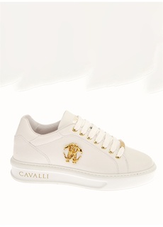 Белые женские кроссовки Roberto Cavalli