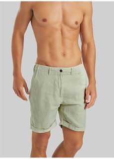 Стандартные мужские шорты-бермуды светлого цвета хаки с нормальной талией Mr. Mood