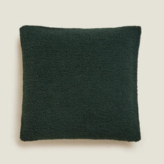 Чехол на подушку Zara Home Reversible Faux Shearling Christmas, зеленый