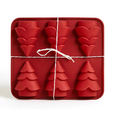 Форма для выпечки Zara Home Christmas Tree Silicone, красный