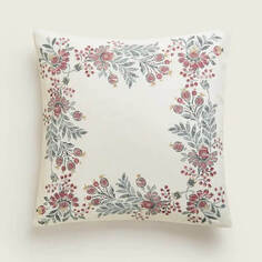 Чехол на подушку Zara Home Christmas Cushion Cover, белый