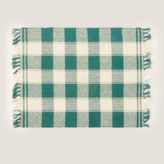 Набор сервировочных ковриков Zara Home Of Check Christmas, 35 x 50 см, 2 предмета, зеленый