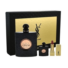 Yves Saint Laurent Black Opium EDP 90 мл и 75 мл с губной помадой 1,3 г