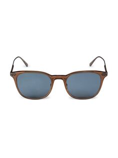 Солнцезащитные очки Gerardo 51MM Pantos Brunello Cucinelli &amp; Oliver Peoples, коричневый