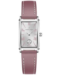 Женские швейцарские часы Ardmore Rose с кожаным ремешком 18,7x27 мм Hamilton