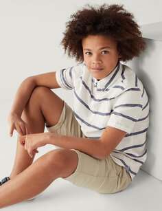Хлопковые шорты-чиносы (6–16 лет) Marks &amp; Spencer