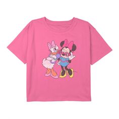 Модная футболка «Дейзи и Минни» для девочек 7–16 лет «Микки и друзья Дисней» Licensed Character