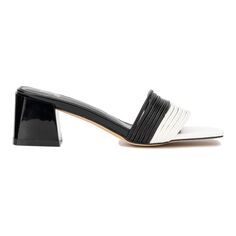 Женские модельные сандалии New York &amp; Company Hera New York &amp; Company, черный/белый