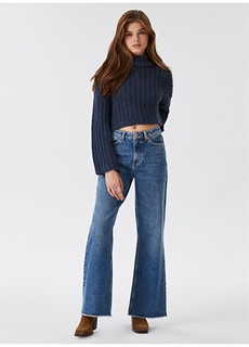 Расклешенные повседневные женские джинсовые брюки с высокой талией Lee Cooper