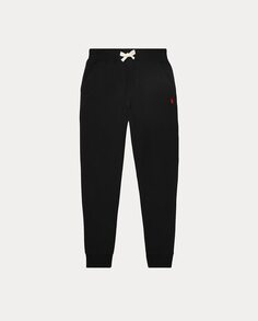 Черные спортивные брюки из хлопка для мальчиков Polo Ralph Lauren, черный