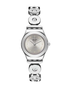 Часы Inspirance с серым ремешком из нержавеющей стали Swatch, серый