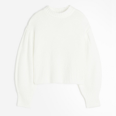 Свитер H&amp;M Balloon-sleeved, белый H&M