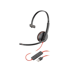 Проводная гарнитура Plantronics Poly C3210 single-ear, черный