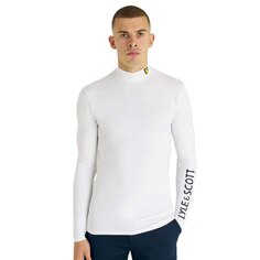 Базовый слой с длинным рукавом Lyle &amp; Scott, белый