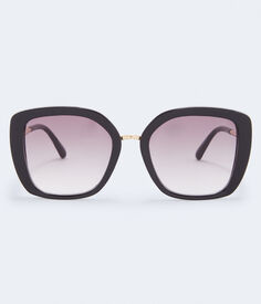 Крупногабаритные солнцезащитные очки Cateye Aeropostale, черный