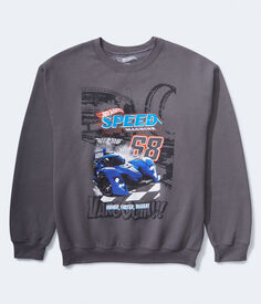 Толстовка Hot Wheels Speed Machine Crew Aeropostale, серый