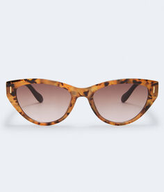 Солнцезащитные очки «кошачий глаз» черепаховой расцветки Aeropostale, черный