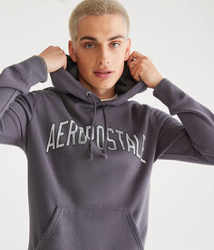 Толстовка с капюшоном Arch Aeropostale, серый