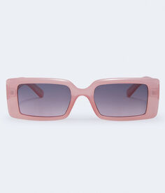 Узкие прямоугольные солнцезащитные очки Aeropostale, розовый