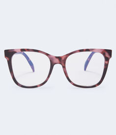 Большие квадратные очки с синим светом Aeropostale, розовый